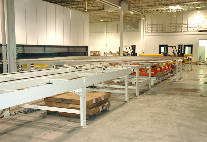 System overview, chain conveyors