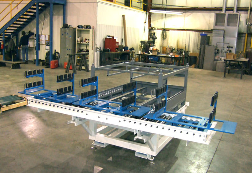 Stand alone rack load station with removable inner racks
